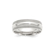 Sterling Silver Milgrain, Comfort Fit wedding band ring