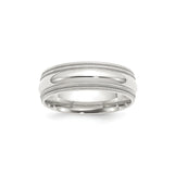 Sterling Silver Milgrain, Comfort Fit wedding band ring