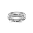 Sterling Silver Milgrain, Comfort Fit wedding band ring
