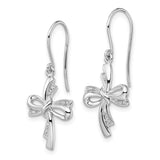 Sterling Silver Cross Pendant with Diamond Accents, Spiritual Design for Men and Women