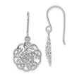 Sterling Silver Celtic Dangle Earrings with Interlaced Knot Design for Women