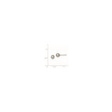 Sterling Silver Stud Earrings with Pearl, Classic Round Design, Minimalist Style