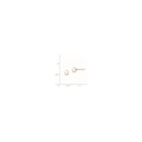 Sterling Silver Pearl Stud Earrings with White Round Freshwater Pearls, Classic Minimalist Design