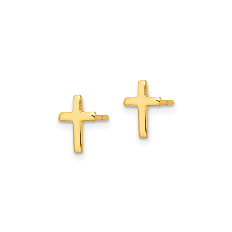 Sterling Silver Cross Pendant with Polished Latin Cross Design for Men and Women