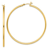 Sterling Silver Gold Plated Hoop Earrings, Lightweight Minimalist Round Design for Women
