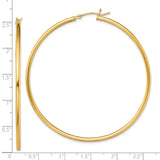 Sterling Silver Hoop Earrings, Gold Plated Medium Round Design with Polished Finish