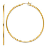 Sterling Silver Hoop Earrings, Gold Plated Medium Round Design with Polished Finish