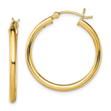 Sterling Silver Hoop Earrings, Gold Plated Round Hoops with Minimalist Polished Design
