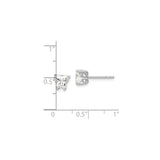 Sterling Silver Butterfly Stud Earrings with Cubic Zirconia, Dainty Nature-Inspired Jewelry for Women