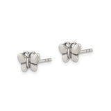 Sterling Silver Butterfly Stud Earrings, Delicate Nature-Inspired Design for Women and Girls