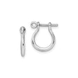 Sterling Silver Shackle Pendant, D-Shackle Style with Screw Pin Design, Nautical Symbol of Strength