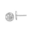 Sterling Silver Cross Pendant in Polished Disc with Satin Finish, Unisex Spiritual Jewelry