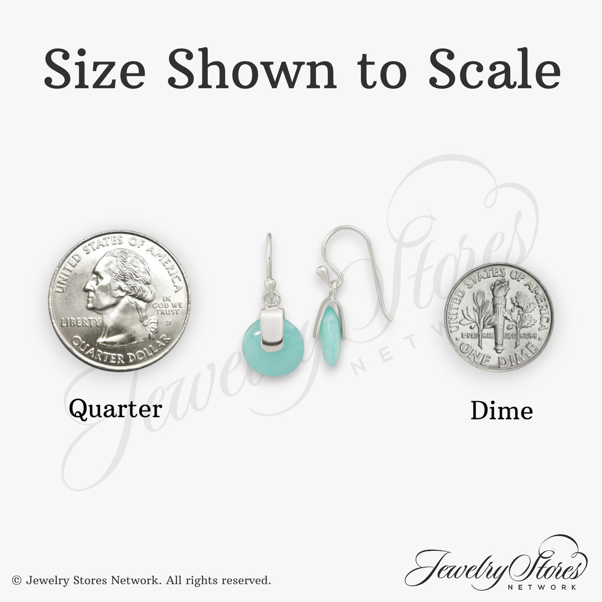 Sterling Silver Dangle Earrings with Created Turquoise, Bezel Set Minimalist Design