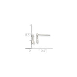 Sterling Silver Arrow Earrings Minimalist Stud Boho Style