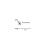 Sterling Silver Unicorn Head Stud Earrings, Whimsical Fantasy Design for Women and Girls