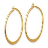 Sterling Silver Hoop Earrings with Gold Plating and Hammered Texture, Lightweight Modern Design