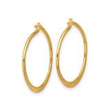 Sterling Silver Gold Plated Hoop Earrings, Hammered Texture, Modern Minimalist Design