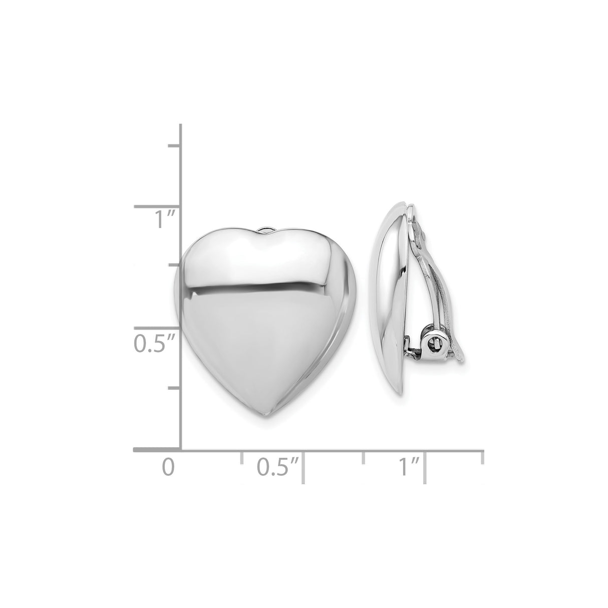 Sterling Silver Heart Locket Necklace Openable For Photo