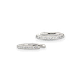 Sterling Silver Elegant Ear Cuff With Clear CZ No Piercing