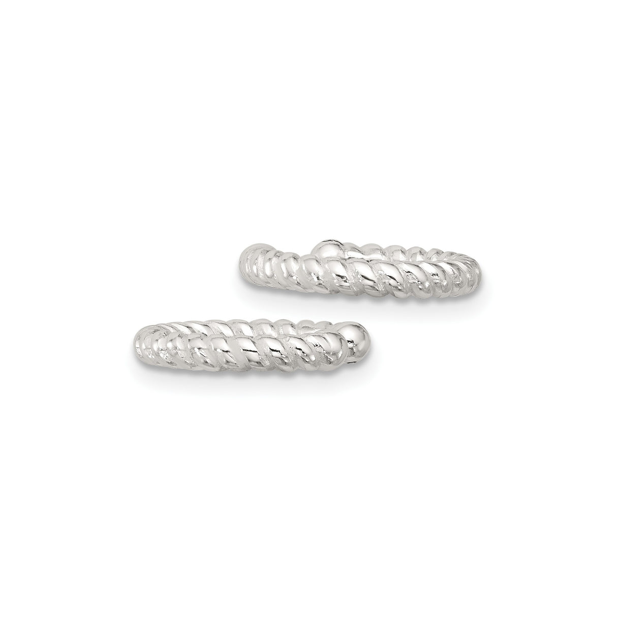 Sterling Silver Rope Twist Ear Cuff Minimalist Jewelry