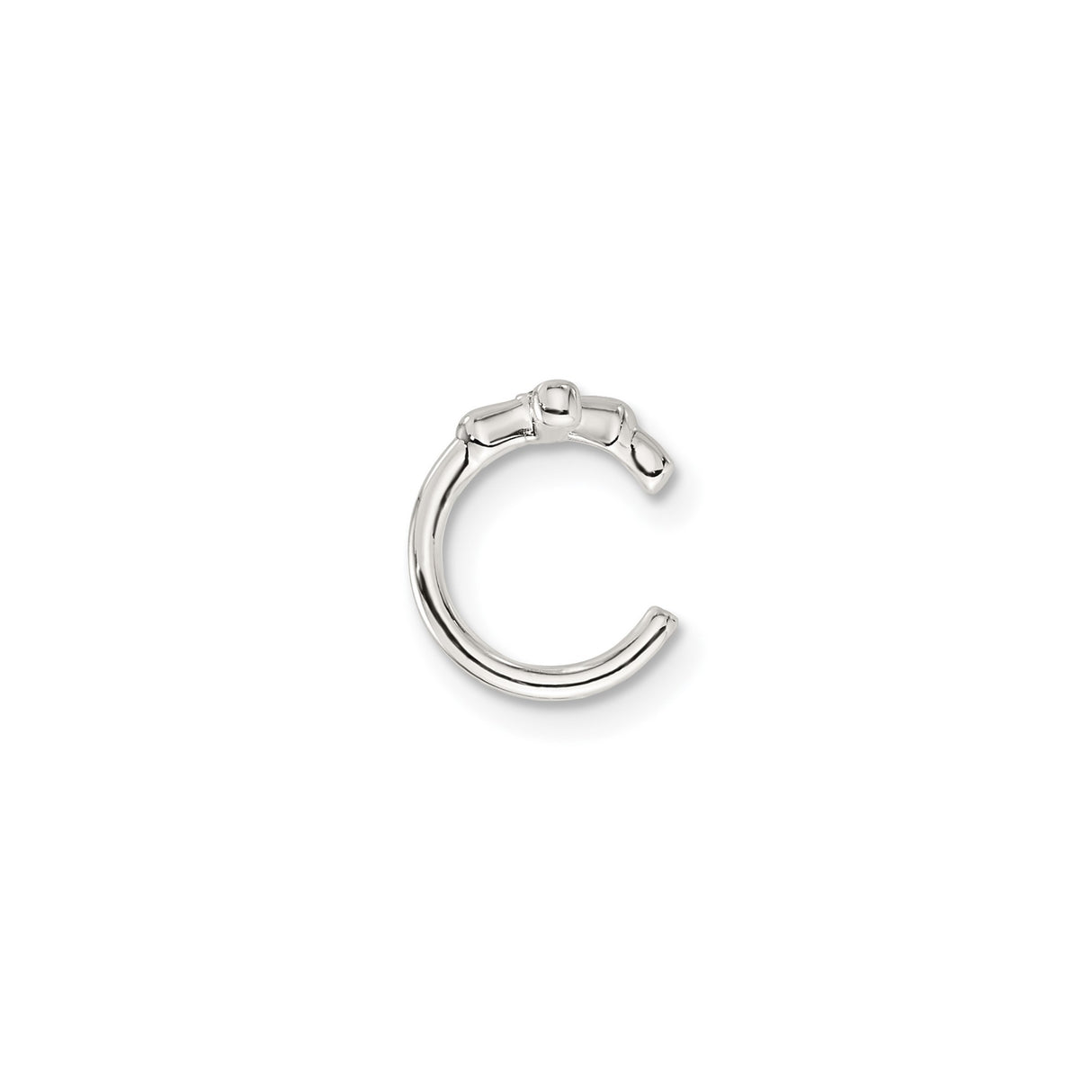 Sterling Silver Cross Pendant With Cubic Zirconia CZ Accent