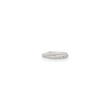 Sterling Silver Rope Twist Ring for Women - Minimalist Unity Design with Delicate Texture, Matte Finish, Sleek Silver Band for Everyday Wear, Stackable Modern Fashion Ring, Simple Elegant Style