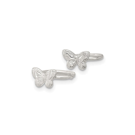 Sterling Silver Butterfly Ear Cuffs Non Pierced Boho Style