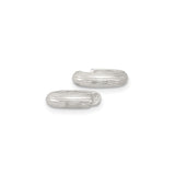 Sterling Silver Grooved Letter C Charm Bead For Bracelets