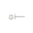 Sterling Silver Smiley Face Stud Earrings, Minimalist Happy Face Design, Unisex Jewelry