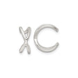 Sterling Silver XO Stud Earrings for Women - Minimalist X O Design with Polished Finish, Lightweight Romantic Studs, Dainty Love Symbol Jewelry for Everyday Wear, Anniversary or Valentines Day