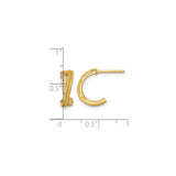 Sterling Silver Twisted Rope Hoop Earrings with Cubic Zirconia, Crossover Style for Women