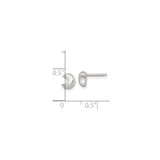 Sterling Silver Crescent Moon Stud Earrings, Minimalist Celestial Boho Jewelry for Women