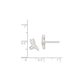 Sterling Silver Hummingbird Stud Earrings, Dainty Bird Design, Nature-Inspired Jewelry for Women