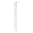 Sterling Silver Threader Earrings, Minimalist Bar Drop, Modern Long Dangle Style