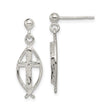 Sterling Silver Ichthus Cross Pendant with Modern Religious Design for Men and Women