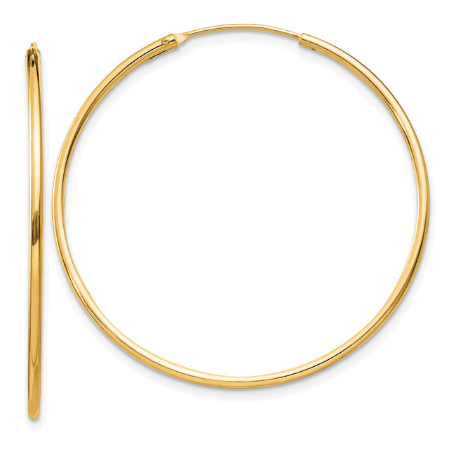 Sterling Silver Gold Plated Hoop Earrings, Large Round Minimalist Lightweight Design