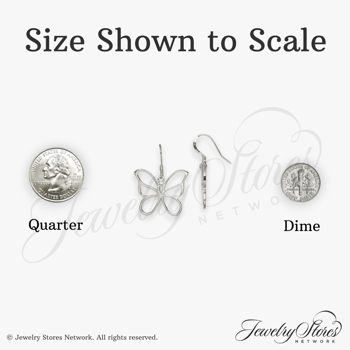 Sterling Silver Butterfly Dangle Earrings with Openwork Design, Lightweight Boho Style