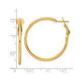 Sterling Silver Gold Plated Hoop Earrings, Classic Round Minimalist Design, Latch Back Closure