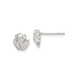 Sterling Silver Frog Stud Earrings with 3D Animal Design, Nature Inspired Jewelry for Women