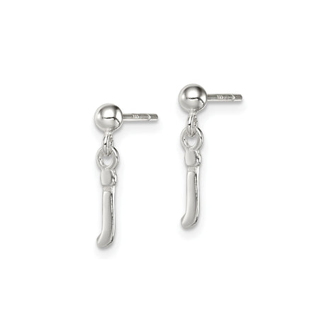 Sterling Silver Khanda Sikh Earrings with Kirpan Sword Design for Women