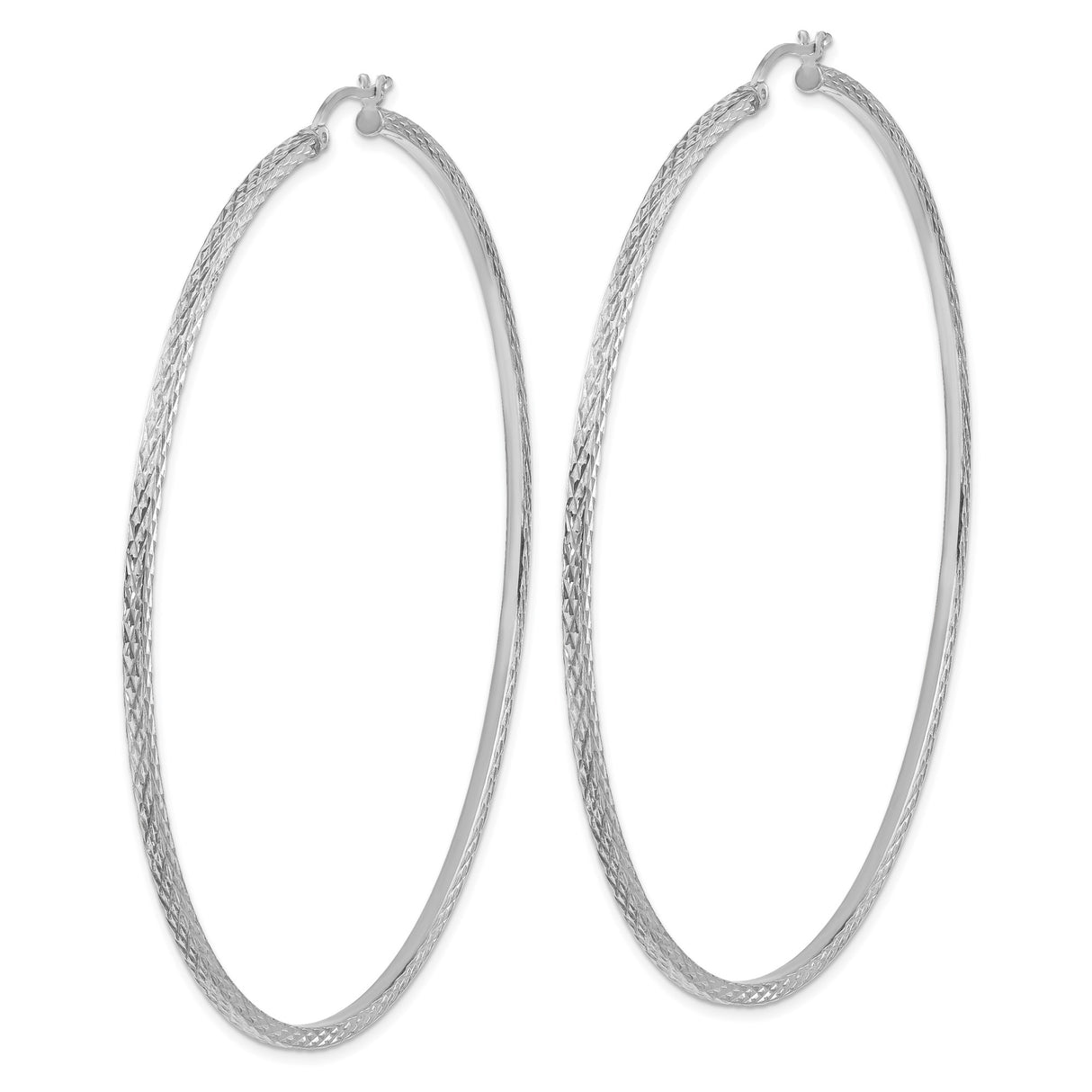 Sterling Silver Woven Chain Necklace with Polished Finish and Textured Design for Women