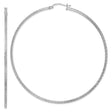 Sterling Silver Woven Chain Necklace with Polished Finish and Textured Design for Women