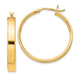Sterling Silver Gold Plated Hoop Earrings with Hinged Closure, Lightweight Classic Style