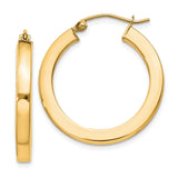 Sterling Silver Gold-Plated Hoop Earrings, Classic Round Lightweight Design for Women
