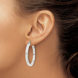 Sterling Silver Hoop Earrings, Classic Smooth High Polish Click-Top Design, Lightweight and Minimalist