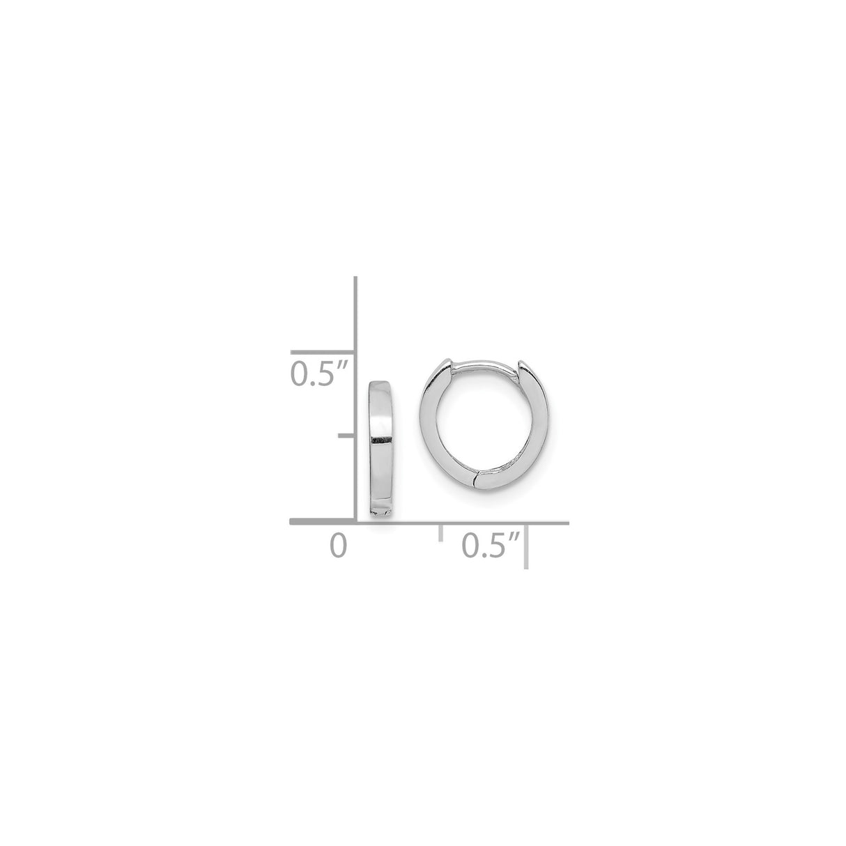Sterling Silver Hoop Earrings with Hinged Closure, Minimalist Unisex Design