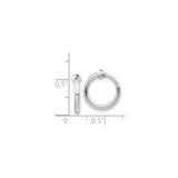 Sterling Silver Minimalist ClipOn Hoop Earrings Non Pierced