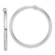 Sterling Silver Hoop Earrings for Women, Non Pierced Clip On Round Hoops with Polished Finish, Lightweight Classic Design for Daily Wear, Formal Events, Modern Silver Jewelry, Timeless Elegance