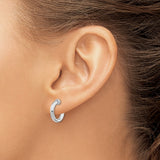 Sterling Silver Clip On Minimalist Round Hoop Earrings
