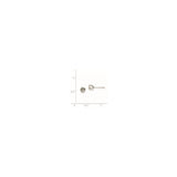 Sterling Silver Floral Stud Earrings with Carved Flower Design, Polished Finish